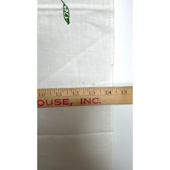 Vintage Embroidered Table Runner With Roses and Vines - Picture 6 of 6